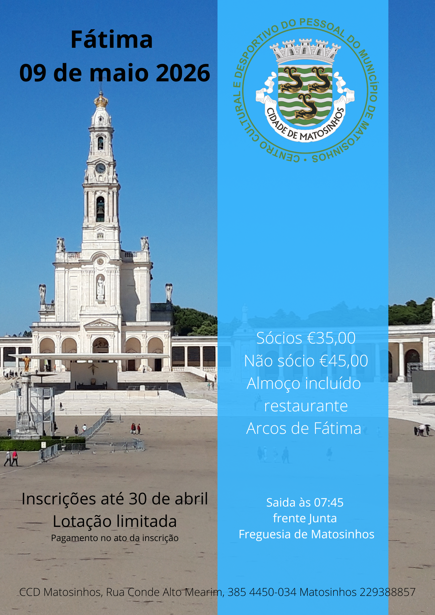 Passeio a Fátima